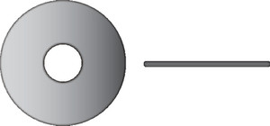Seachoice - 3/8 Fndr Wsh 1 1/2x.078 Ss 50/ - SC1432 Seachoice - 3/8 Fndr Wsh 1 1/2x.078 Ss 50/ - SC1432