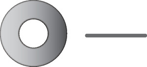 Seachoice - #8 Flt Wsh 3/8 Od 316 Ss 100/b - SC31394