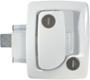 RV Designer - Trvl Trlr Lock Wht (60-251wht) - T502