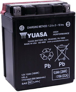 Yuasa - Battery Ytx14ah-bs Agm - YUAM62H4A