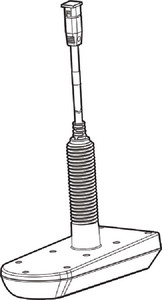 Humminbird - Transducer Thru-hull Mega - 710264-1 Humminbird - Transducer Thru-hull Mega - 710264-1