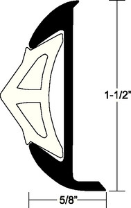 Taco Metals - Alum Rub Rail 1-1/2in X 12ft - A11-0638TAL12D Taco Metals - Alum Rub Rail 1-1/2in X 12ft - A11-0638TAL12D