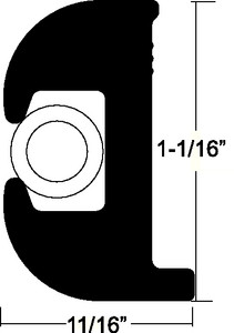Taco Metals - Rub Rail Kit Black 70ft - V11-0809BBK70-2 Taco Metals - Rub Rail Kit Black 70ft - V11-0809BBK70-2
