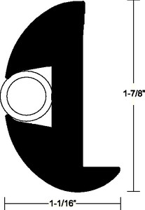 Taco Metals - Flex Vinyl Rub Rail Kit 50'b - V11-2423BBK50-2 Taco Metals - Flex Vinyl Rub Rail Kit 50'b - V11-2423BBK50-2
