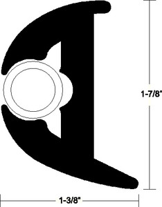 Taco Metals - Flex Vinyl Rubrail Kit 50'bl - V11-3426BBK50-2 Taco Metals - Flex Vinyl Rubrail Kit 50'bl - V11-3426BBK50-2