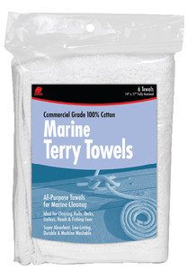 Buffalo Industries - Terry Towels 6/bag - 60244 Buffalo Industries - Terry Towels 6/bag - 60244