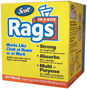 DYK Automotive - Scott Rags-in-a-box 200/bx - 75260 DYK Automotive - Scott Rags-in-a-box 200/bx - 75260