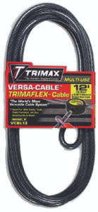 Trimax Locks - Cable Versa-cable 12' (l)x10mm - VMAX12CBL Trimax Locks - Cable Versa-cable 12' (l)x10mm - VMAX12CBL