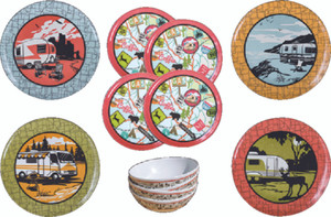 JR Products - Malamine Dish Set - CC-001 JR Products - Malamine Dish Set - CC-001