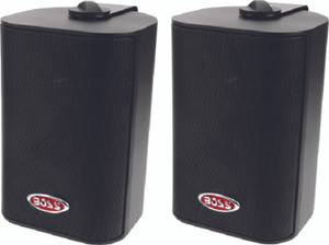 Boss Audio Systems - Marine 3-wy Cabinet Spk Blk - MR4.3B