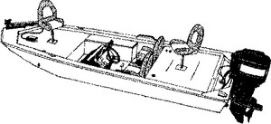 Carver Covers - Jon-17 Extra Wide Boat Over - 77817EF10 Carver Covers - Jon-17 Extra Wide Boat Over - 77817EF10