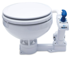 Albin 07-01-001 Manual Compact Marine Toilet - 07-01-001