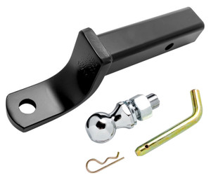 Camco 48275 Eaz-Lift Ball Mount Kit for 2" Hitch Receivers - 1-7/8" Ball (9" Length, 4" Drop, 2.75" Rise) - 48275