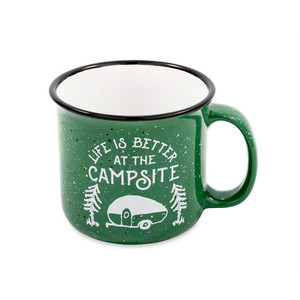 Camco 53355 LIBATC Speckled Mug - 14 oz., Green - 53355 Camco 53355 LIBATC Speckled Mug - 14 oz., Green - 53355