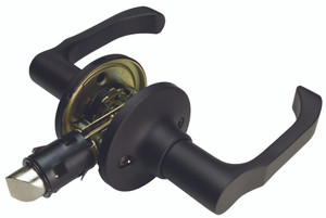 Creative Products Group LSL-806PS-MB Non-Locking Curved Leverset - Matte Black - LSL-806PS-MB