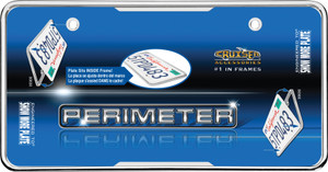 Cruiser Accessories 30630 License Plate Frame - Perimeter, Chrome - 30630 Cruiser Accessories 30630 License Plate Frame - Perimeter, Chrome - 30630
