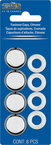 Cruiser Accessories 82630 License Plate Fastener Caps - Chrome, Pack of 4 - 82630 Cruiser Accessories 82630 License Plate Fastener Caps - Chrome, Pack of 4 - 82630