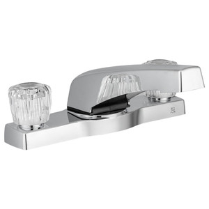 Dura Faucet DF-SA620A-CP RV Garden Tub Filler Faucet with Crystal Acrylic Knobs - Chrome Polished - DF-SA620A-CP Dura Faucet DF-SA620A-CP RV Garden Tub Filler Faucet with Crystal Acrylic Knobs - Chrome Polished - DF-SA620A-CP