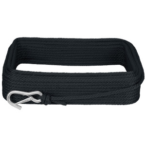 Extreme Max 3006.3438 BoatTector Solid Braid MFP Anchor Line with Snap Hook - 1/2" x 100', Black - 3006.3438