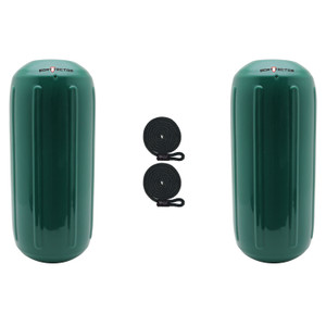 Extreme Max 3006.7486.2 BoatTector HTM Inflatable Fender Value 2-Pack - 8.5" x 20", Forest Green - 3006.7486.2 Extreme Max 3006.7486.2 BoatTector HTM Inflatable Fender Value 2-Pack - 8.5" x 20", Forest Green - 3006.7486.2