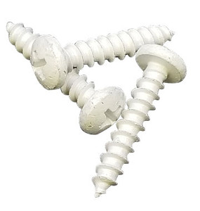 Gatorbak WHK-100-W Wood Hardware Kit #10 Stainless Steel Phillips Head Screw - White, Pack of 100 - WHK-100-W Gatorbak WHK-100-W Wood Hardware Kit #10 Stainless Steel Phillips Head Screw - White, Pack of 100 - WHK-100-W