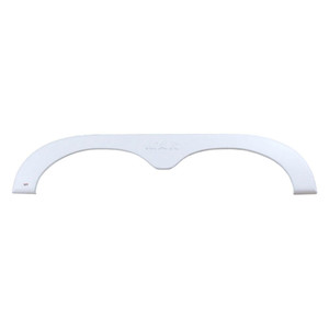 Icon 01670 Tandem Axle Fender Skirt FS781 for R-Vision - Polar White - 1670 Icon 01670 Tandem Axle Fender Skirt FS781 for R-Vision - Polar White - 1670