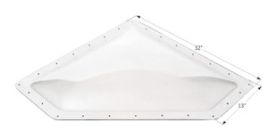Icon 01868 RV Skylight NSL2810 - 32" x 13" with Neo Angle, Clear - 1868 Icon 01868 RV Skylight NSL2810 - 32" x 13" with Neo Angle, Clear - 1868
