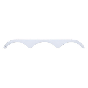 Icon 01931 Triple Axle Fender Skirt FS1931 for Heartland - Polar White - 1931