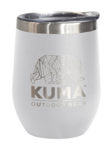 Kuma Outdoor Gear KM-WT-WH Wine Tumbler White - 12 Oz - KM-WT-WH Kuma Outdoor Gear KM-WT-WH Wine Tumbler White - 12 Oz - KM-WT-WH