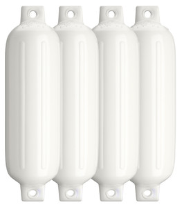 Polyform G-4 4 PACK WHITE G Series Fenders 4-Count Multi-Pack - 6.5" x 22", White - G-4 4 PACK WHITE Polyform G-4 4 PACK WHITE G Series Fenders 4-Count Multi-Pack - 6.5" x 22", White - G-4 4 PACK WHITE