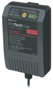 ProMariner 24104 ProTechOne Digital Series On Board Battery Charger/Maintainer, AC Inlet with Self-Closing Cover - 4 Amp - 24104 ProMariner 24104 ProTechOne Digital Series On Board Battery Charger/Maintainer, AC Inlet with Self-Closing Cover - 4 Amp - 24104