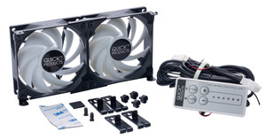 Quick Products QP-RFVCF90 RV Refrigerator Vent Cooling Fan - 90mm - QP-RFVCF90 Quick Products QP-RFVCF90 RV Refrigerator Vent Cooling Fan - 90mm - QP-RFVCF90