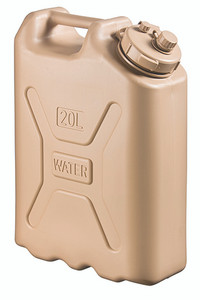Scepter 05935 Military Water Container - 5 Gallon (20 Litre), AM Sand - 5935 Scepter 05935 Military Water Container - 5 Gallon (20 Litre), AM Sand - 5935