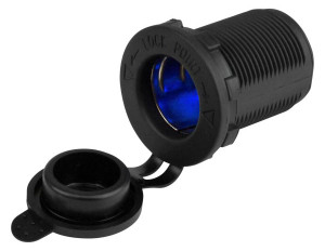 Sea-Dog 426127-1 LED Power Socket - 12V with Blue LED - 426127-1