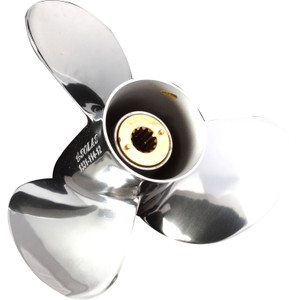 Solas 1331-114-12 Saturn Stainless Steel 3-Blade Propeller - RH, 11-3/8" Diameter x 12" Pitch - 1331-114-12
