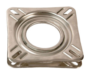 Springfield 1100009 Non-Locking 360° Seat Swivel - 6.75" Square with 0° Tilt, Stainless Steel - 1100009 Springfield 1100009 Non-Locking 360° Seat Swivel - 6.75" Square with 0° Tilt, Stainless Steel - 1100009