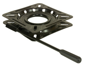 Springfield 1100018 Locking 12-Way Seat Swivel - 6.75" Square with 0° Tilt, Black E-Coat - 1100018 Springfield 1100018 Locking 12-Way Seat Swivel - 6.75" Square with 0° Tilt, Black E-Coat - 1100018