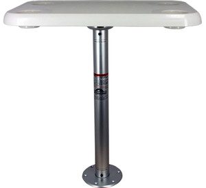 Springfield Marine 1690207 Stowable Table Package - 16" x 28", Rectangle - 1690207