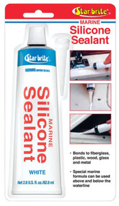 Star brite 82101 Silicone Sealant - 2.8 oz., White - 82101 Star brite 82101 Silicone Sealant - 2.8 oz., White - 82101