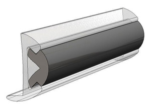 TACO Marine V12-4155BKA50-1 Flexible Rub Rail Vinyl Insert - 3/4" x 3/8" - V12-4155BKA50-1 TACO Marine V12-4155BKA50-1 Flexible Rub Rail Vinyl Insert - 3/4" x 3/8" - V12-4155BKA50-1