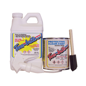 Toon-brite BP1000 Aluminum Cleaner & Protective Clear-Coat Kit - BP1000 Toon-brite BP1000 Aluminum Cleaner & Protective Clear-Coat Kit - BP1000