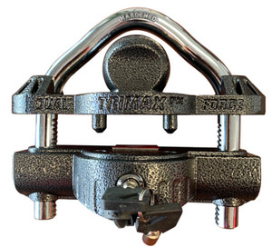 TRIMAX UMAX50D Deluxe Universal Dual Purpose Trailer Coupler Lock with Integrated U-Lock - UMAX50D TRIMAX UMAX50D Deluxe Universal Dual Purpose Trailer Coupler Lock with Integrated U-Lock - UMAX50D