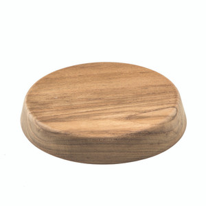 Whitecap 60476 Canted Teak Winch Pad - 6-1/2" Top Diameter, 15° Angle - 60476