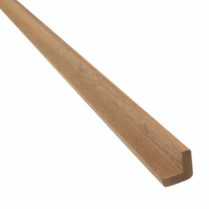 Whitecap 60843 Teak 1-3/16"H x 1-3/16"W L-Molding - 5' Length - 60843