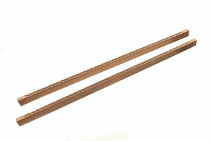 Whitecap 60880 Teak Louvered Door Side Rails Pair (Left and Right) - 60880