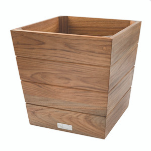 Whitecap 63110 Teak Small Planter Box- 12" x 12" x 12" - 63110 Whitecap 63110 Teak Small Planter Box- 12" x 12" x 12" - 63110