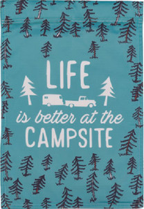 Camco RV - Yard Flag Blu/wht Tree Sketch - 53308 Camco RV - Yard Flag Blu/wht Tree Sketch - 53308