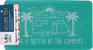 Camco RV - Scrub Rug Teal Trlr 26.5 X15 - 53447 Camco RV - Scrub Rug Teal Trlr 26.5 X15 - 53447