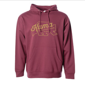 Kuma Outdoor Gear 209-km-ksh-mar-xl Script Hoody - Xl, Maroon - 209-KM-KSH-MAR-XL