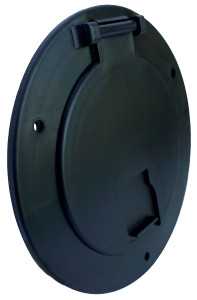 B&b Molders 94366 Dlx Rnd Elec Hatch With O Bk - 94366